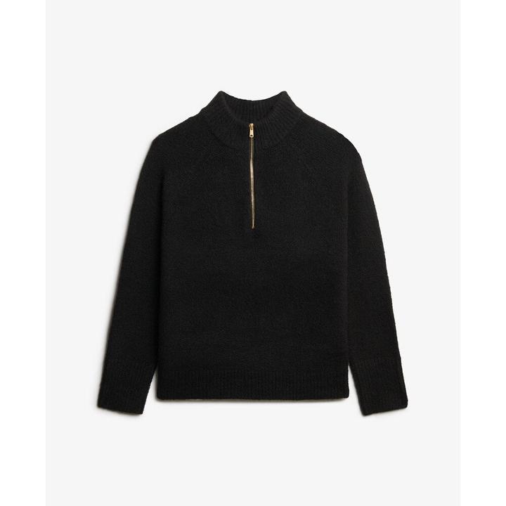 Produktbild Superdry Fleece-Pullover mit durchgehendem Reissverschluss für Damen (XS)
