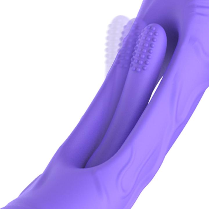 Productafbeelding Good Vibes Only Vlas - Vibrerende dildo met stimulator op punt G