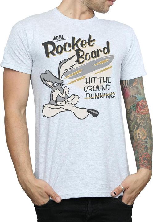 Immagine prodotto Looney Tunes Rocket Board Maglietta Willy il Coyote Uomo (XXL)