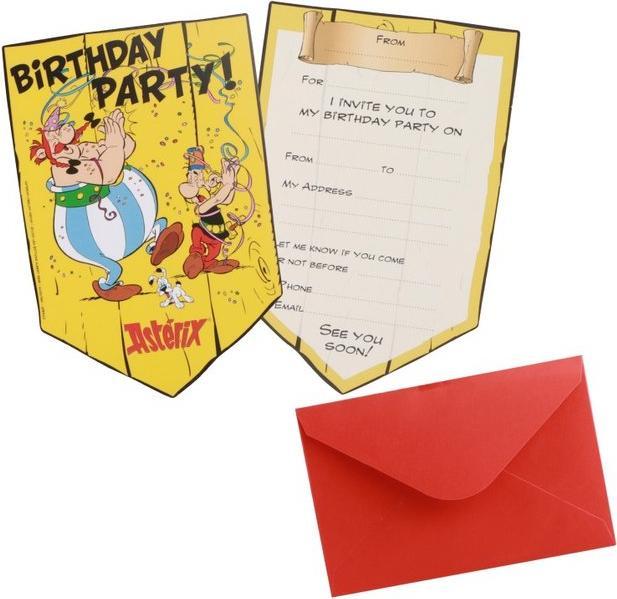 Produktbild Chaks Asterix und Obelix: Einladung - 8 Stk (8 Stk.)