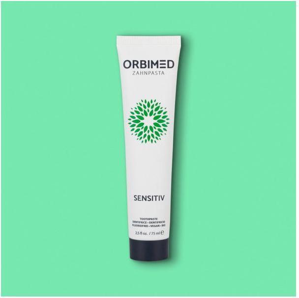 Actual product image Orbimed Toothpaste Sensitive fluoride-free (75 ml)
