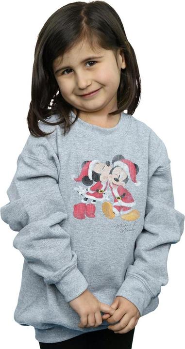Immagine prodotto Disney Mickey And Minnie Christmas Kiss Felpa Ragazze (152, 158)