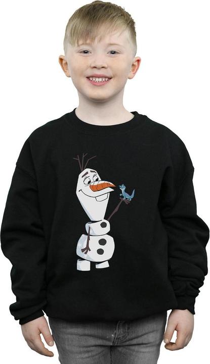 Actual product image Disney Boys Frozen 2 Olaf And Salamander Sweatshirt (140, 146)