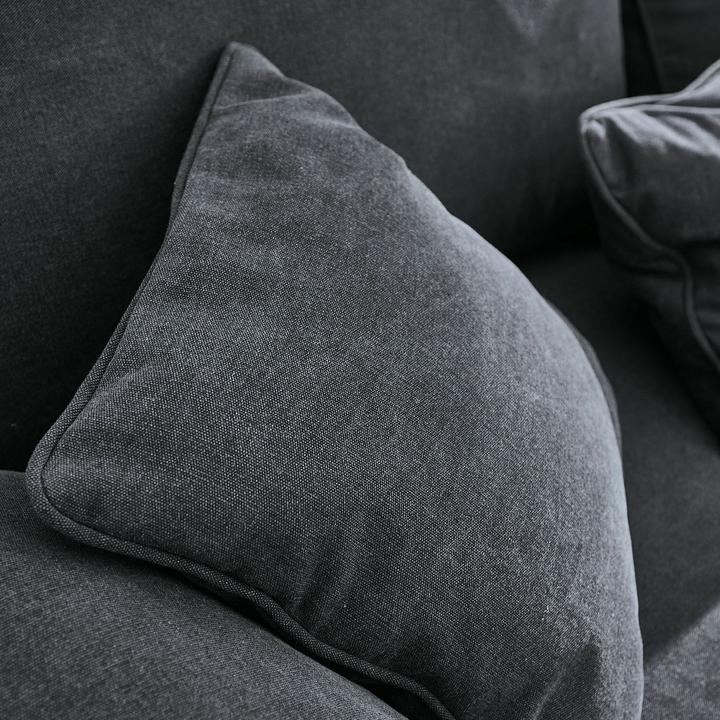 Image du produit Loberon Chaise longue Seaford gris foncé (1 place)