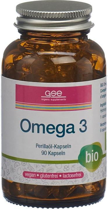 Produktbild GSE Omega 3 Perilla Öl Bio Kaps (90 Stück, Kapseln, 192 g)