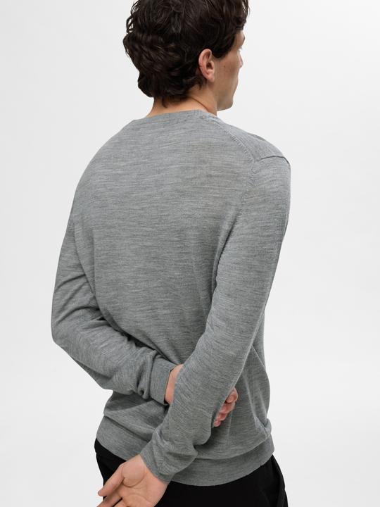 Actual product image Selected Homme Slhtray Ls Knit Merino Crew Neck Noos (M)