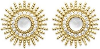 Image du produit Lara BOUCLES d'orilles Plaqué or - NACRE (MAT BIJOU, Matériel exact)