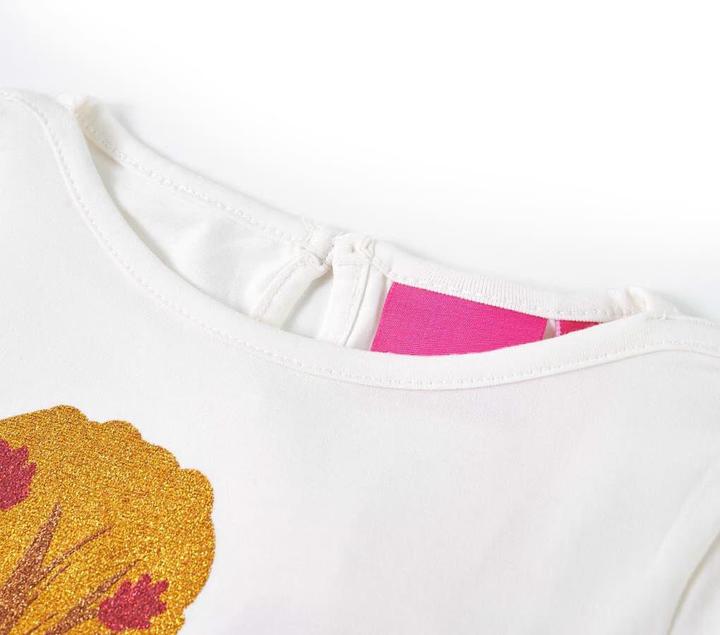 Immagine prodotto VidaXL Camicia da bambino a maniche lunghe ecrù 128,Materiale: 95 % cotone. 5 (128)