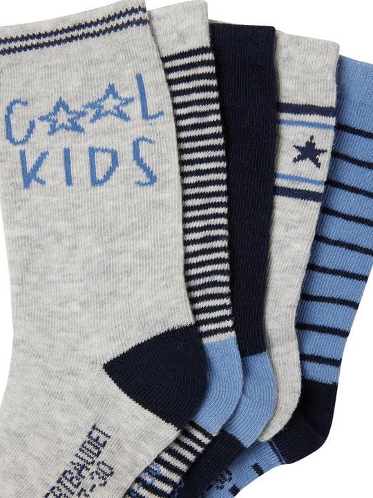 Produktbild Vertbaudet 5er-Pack Jungen Socken COOL KIDS (5er Pack, 35, 38)