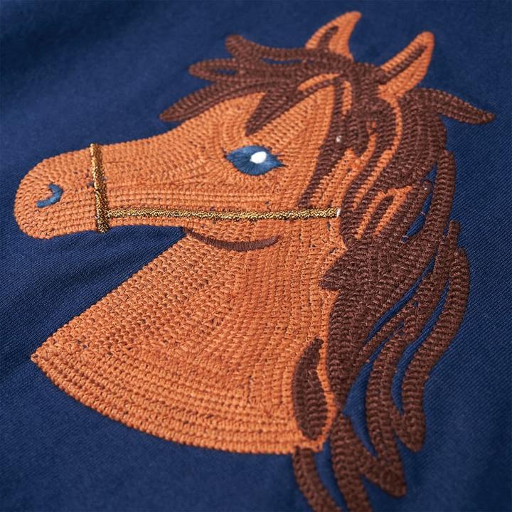 Immagine prodotto VidaXL Maglia con cappuccio per bambini blu navy 104,Materiale: 95 (104)