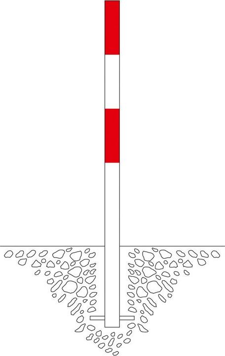 Actual product image kaiserkraft Barrier post