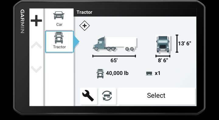 Actual product image Garmin Decl LGV710 EU (7")