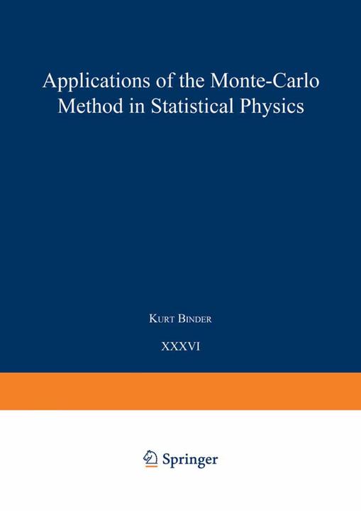 Immagine prodotto Applications of the Monte Carlo Method in Statistical Physics (Tedesco, Kurt Binder)