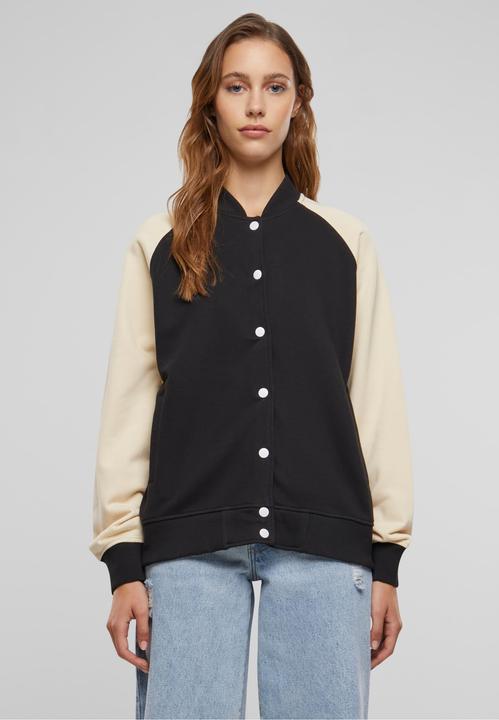 Actual product image Urban Classics Ladies Light Terry Raglan College Jacket - 166857 (L)