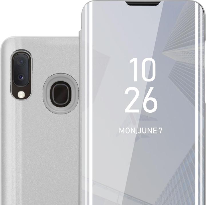 Actual product image Cadorabo Book Smart View Mirror Cover (Samsung Galaxy A10e)