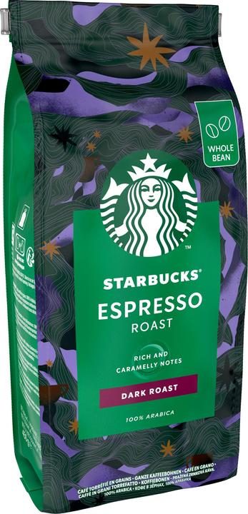 Starbucks Espresso Roast Dark Roast Café en grains torréfié (450 g, Torréfaction foncée)