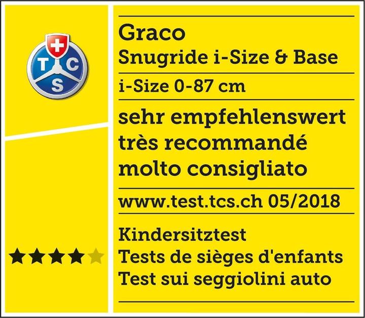 Image du produit Graco Snugride avec base Isofix (Coque auto, Norme ECE R129/i-Size)