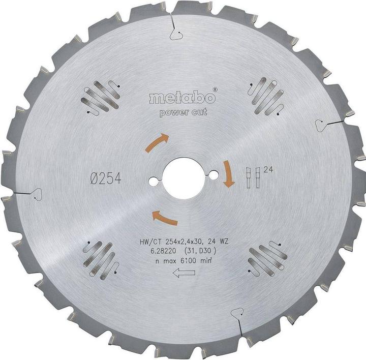 Immagine prodotto Metabo Lama circolare HM Ø 254 x 30 m