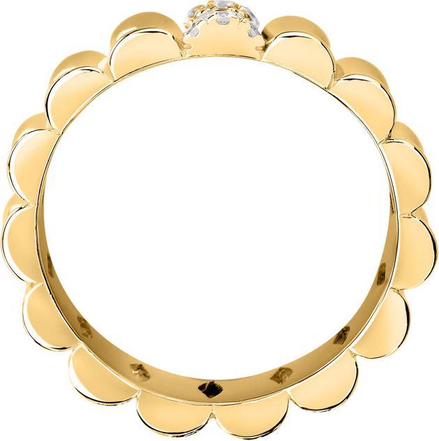 Produktbild Morellato Essenza SAWA19 Recycled Silver Modern Gold Plated Ring - Circuit: 52 mm (52, 925 Silber)