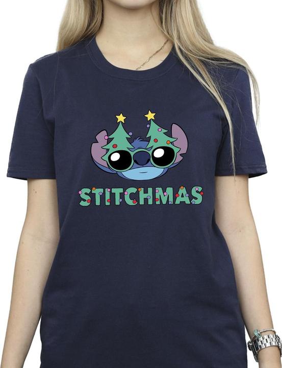 Produktbild Disney Lilo & Stitch Stitchmas Glasses TShirt (XL)