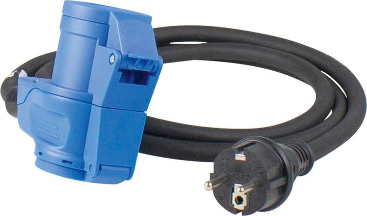 Produktbild As - Schwabe Camping Schutzkontaktsteckerstecker Adapterleitung (1.50 m, CEE 7/3, CEE)