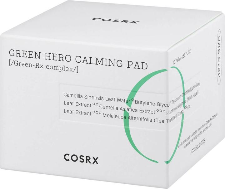 Produktbild Cosrx one step green hero calming pad (Peeling, 70 ml)