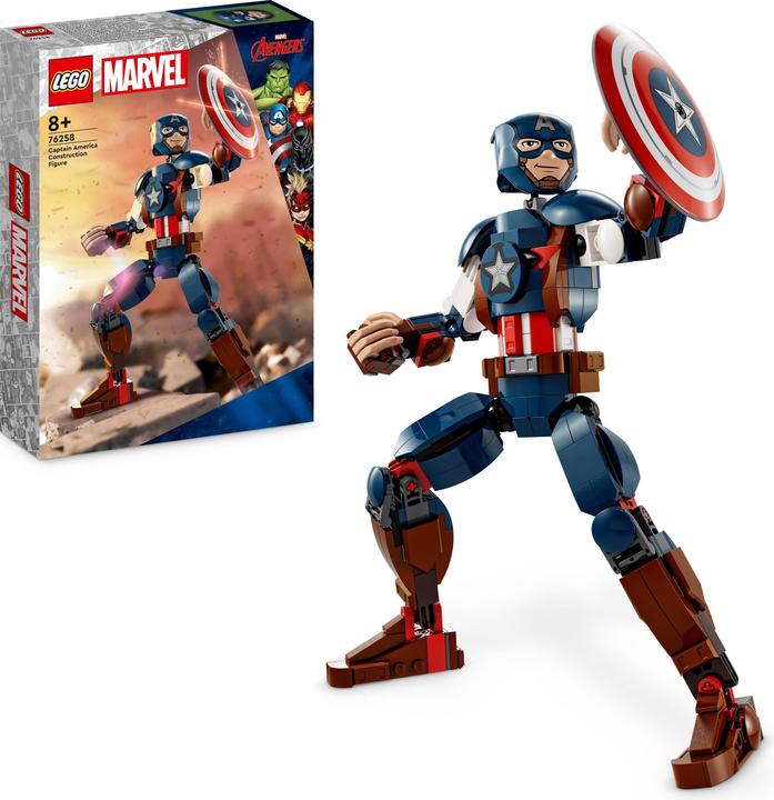 Image du produit LEGO Figurine de construction Captain America (76258, LEGO Marvel)