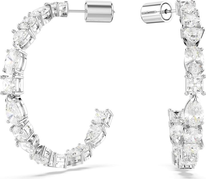 Produktbild Swarovski Mesmera Kreolen Verschiedene Schliffe Weiss (Metall)