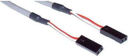 Actual product image Aquatuning Audio cable, SPDIF, 2-pin jack to jack (0.90 m)