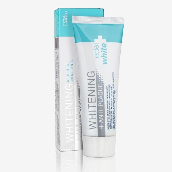 Actual product image Edel + White Anti-plaque and whitening toothpaste (75 ml)