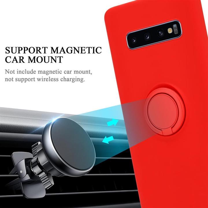 Productafbeelding Cadorabo TPU Vloeibare Ring Silicone Hoesje (Samsung Galaxy S10)