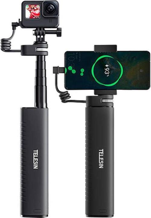 Produktbild Telesin Power grip selfie stick (With power bank) TE-CSS-001