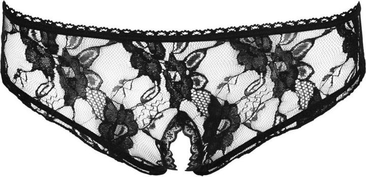 Image du produit Cottelli Collection Culotte sans entrejambe noire (L)