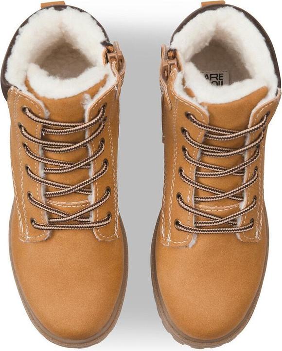 Actual product image La Redoute Collections Lined boots with lacing and zip fastening (29)
