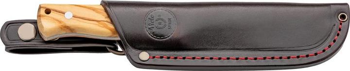 Image du produit Nieto Couteau de ceinture SIOUX, acier 1.4116, inoxydable, pleine soie, manche en bois d'olivier, étui en