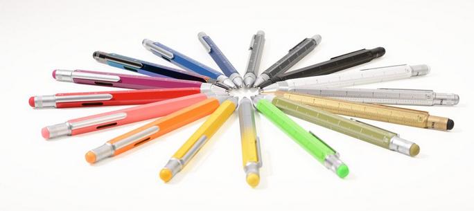 Image du produit Troika CONSTRUCTION PEN Stylo-bille multifonction, vert métallique (Vert néon)