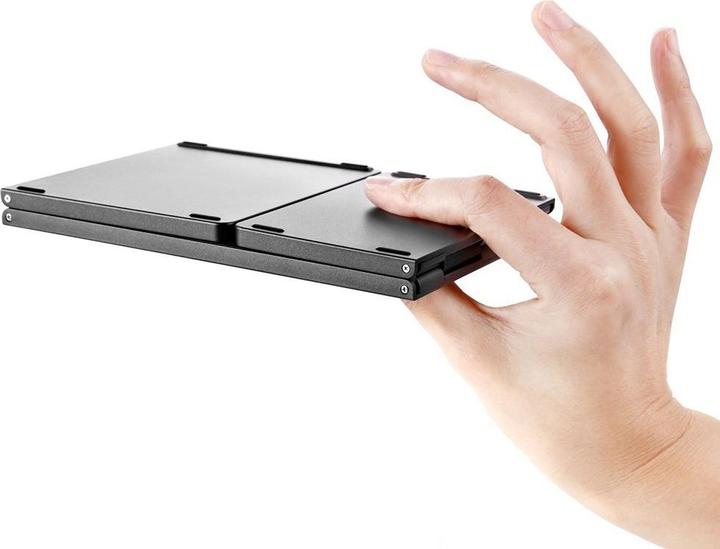 Image du produit Apfelkiste Faltbare Mini Bluetooth Tastatur Keyboard (QWERTY) mit Touchpad (US, Filaire)