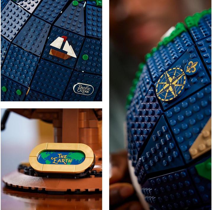 Actual product image LEGO Globe (21332, LEGO Ideas, LEGO Rare Sets)
