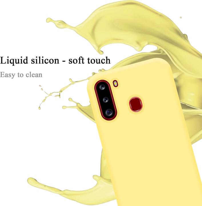 Immagine prodotto Cadorabo Copertura della cassa del silicone liquido TPU (Samsung Galaxy A21)