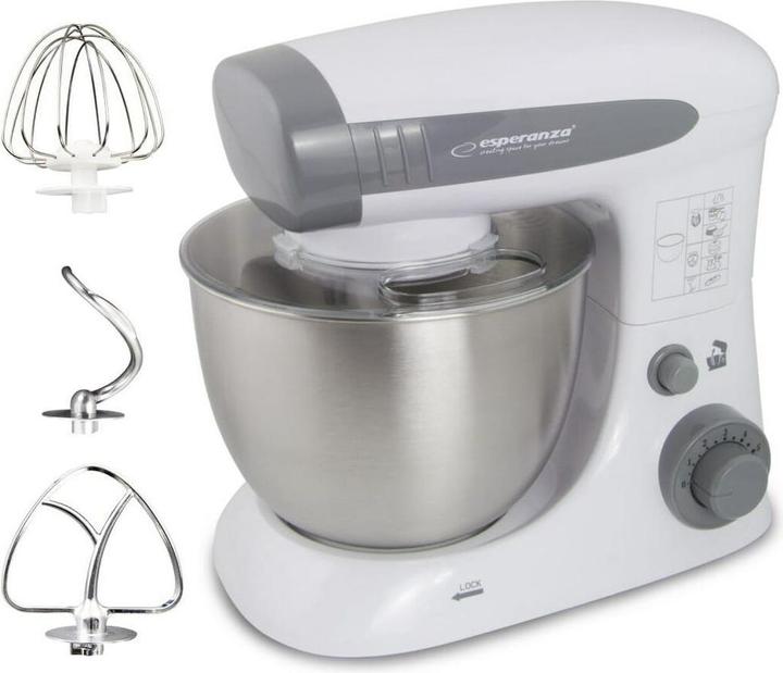 Actual product image Esperanza EKM024 mixer Stand mixer Grey (800 W)