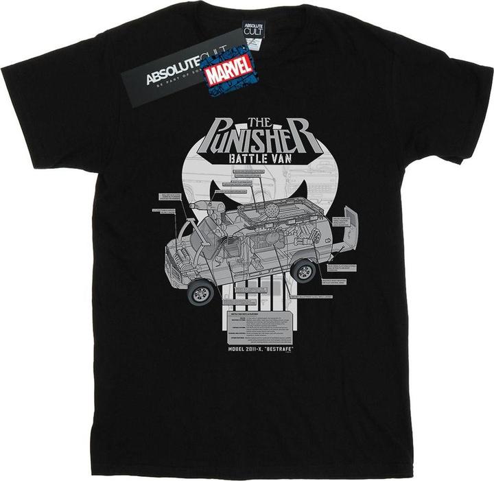 Image du produit - T-shirt THE PUNISHER BATTLE VAN BREAKDOWN - Homme (L)