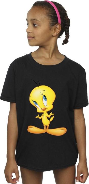 Actual product image Looney Tunes Girls Tweety Standing Cotton T-Shirt (104)