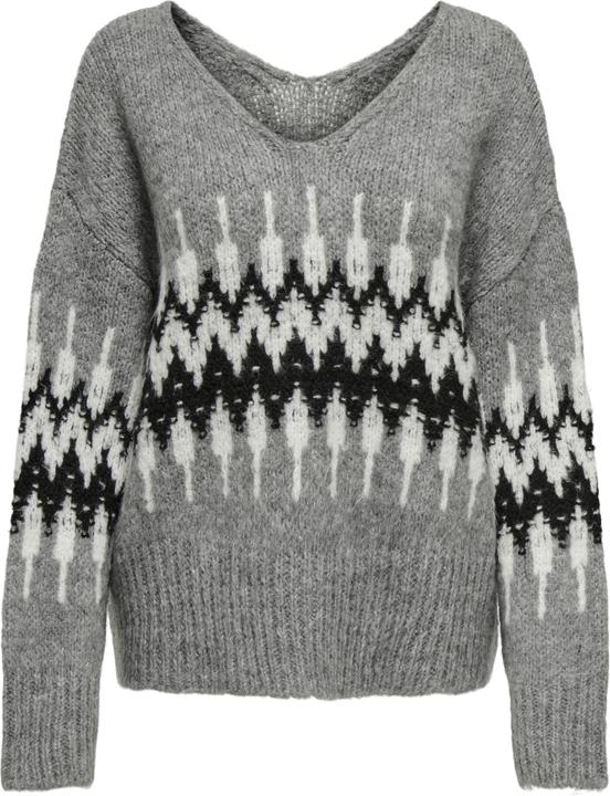 Produktbild JdY Jdydinea L/S Rev V-Neck Jacq Pull Knt (M)