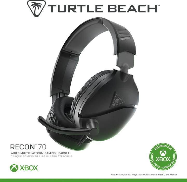 Actual product image Turtle Beach EARFORCE - RECON - 70X gaming headset (Cable)