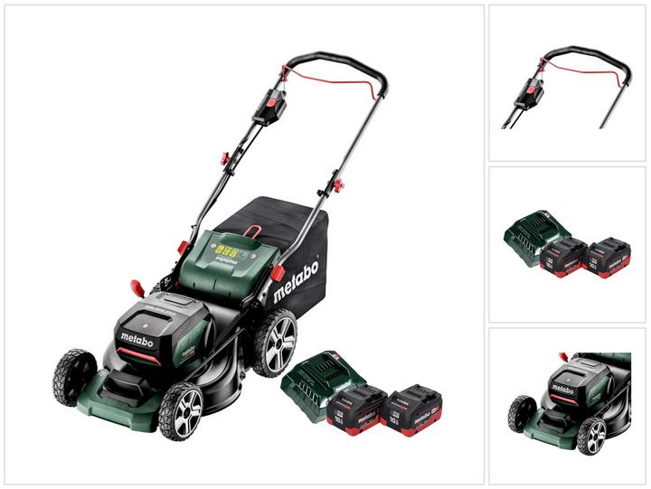 Actual product image Metabo RM 36-18 LTX BL 46 Battery lawn mower 36 V ( 2x 18 V ) 46 cm Brushless + 2x battery 10.0 Ah + (Rechargeable battery operated)