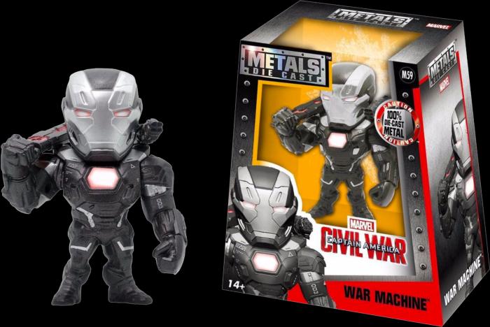 Produktbild Jada War Machine - Metals Die Cast - Marvel Captain America Civil War 10cm