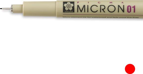 Produktbild Sakura Pigma Micron 0,25mm (Rot, 1 x)