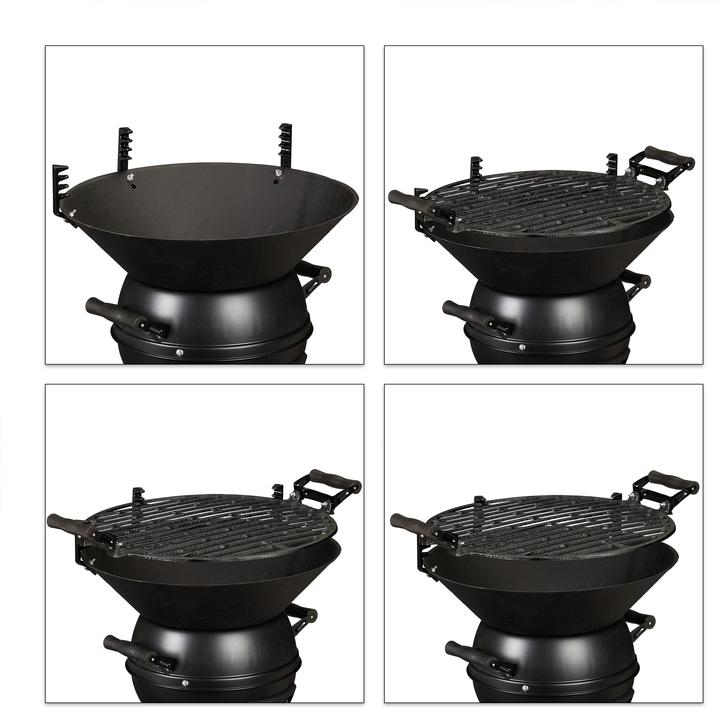 Produktbild Relaxdays Grillfass (35 cm)