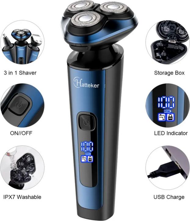 Actual product image Hatteker electric razor