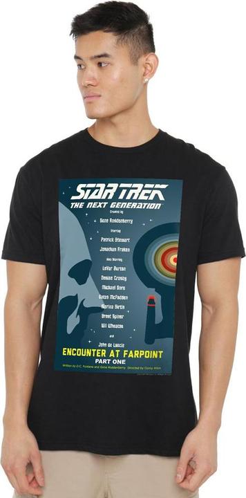 Actual product image Mens The Next Generation Season 1 Episode 1 T-Shirt (3XL)